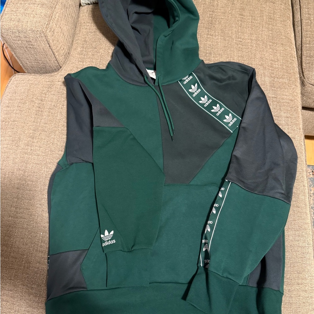 NWOT Adidas Green Hoodie